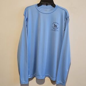 Over Under Tidal Tech Long Sleeve Performance Sun Shirt - Size XL - Blue